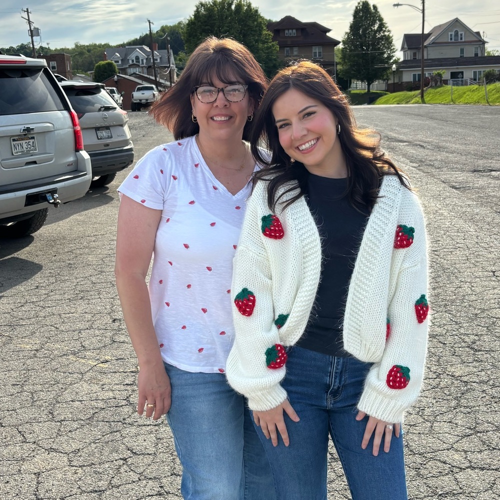 Altar’d State Strawberry Women's Sweater